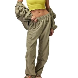 Mono B Maroon NWT Cargo Joggers